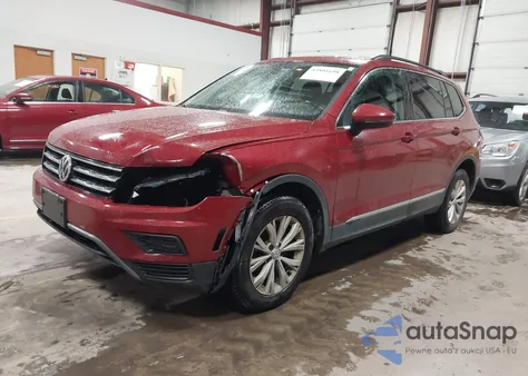 2018 Volkswagen Tiguan 2.0T Se/2.0T Sel z USA, uszkodzony, nr VIN 3VV3B7AX4JM088840